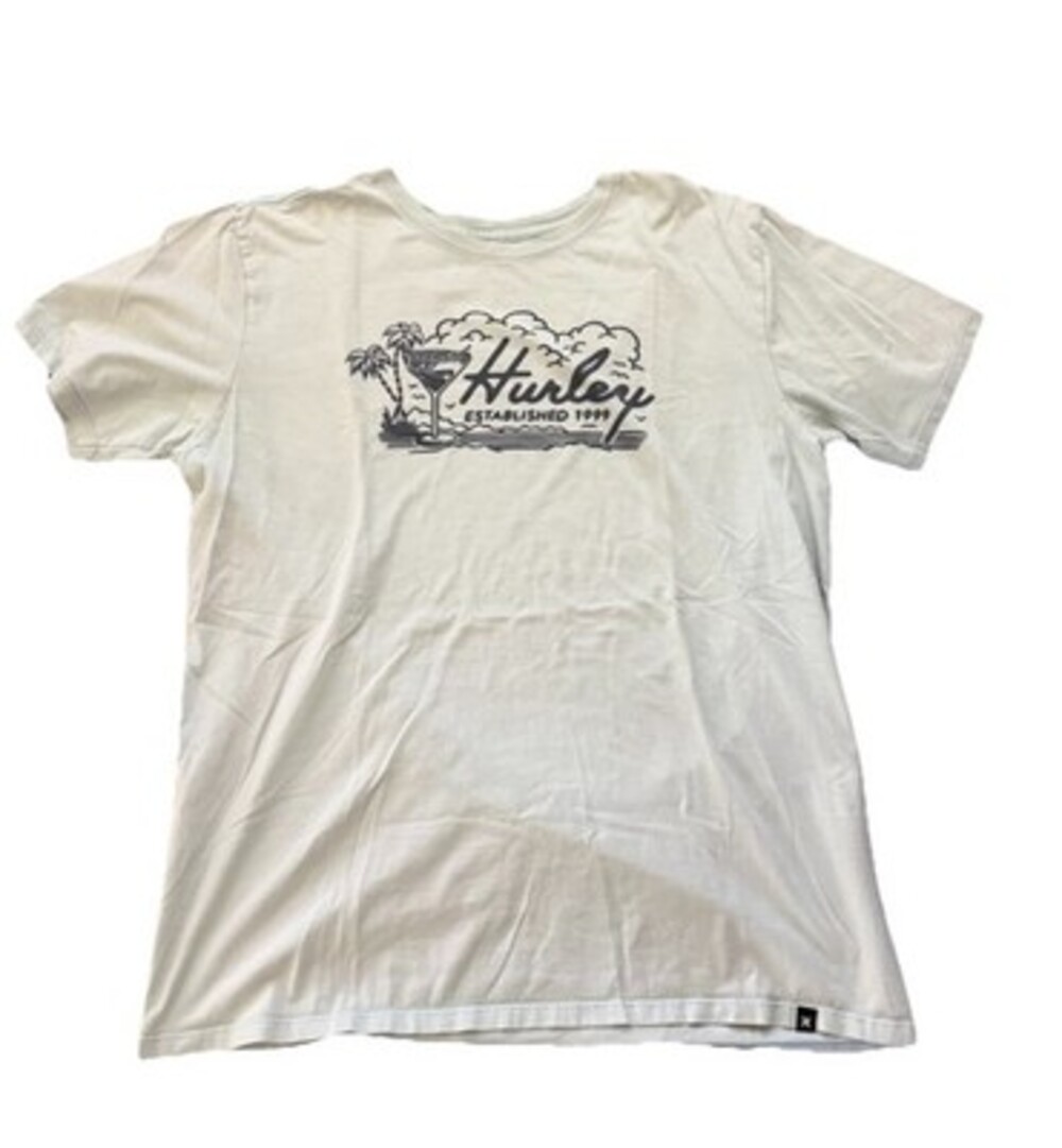 Hurley Short Sleeve T-Shirt Men's Medium Blue